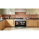 Kitchenaid® 48-Inch 6 Burner Commercial-Style Dual Fuel Range with Griddle KFDD948SDC