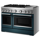 Kitchenaid® 48-Inch 6 Burner Commercial-Style Dual Fuel Range with Griddle KFDD948SAG