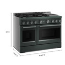 KitchenAid® 48-Inch 6 Burner Commercial-Style Gas Range with Griddle KFGD948SJP