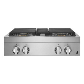 Jennair® 30" NOIR™ Gas Professional-Style Rangetop JGCP430HM