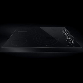 Jennair® 30" Oblivion Glass Radiant Cooktop with Halo-Effect Knobs JEC3430HB