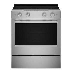 Kitchenaid® 5.3 Cu. Ft. Slide-in Electric Range with Two Even-Heat™ Hyper Elements and Convection Cooking Modes YKSES530SPS