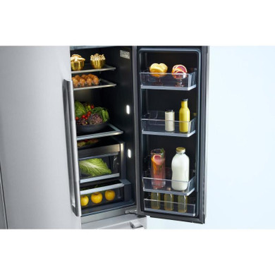 Jennair® RISE™ 36” Counter-Depth French Door Refrigerator with External Dispenser JFFCCE72SL