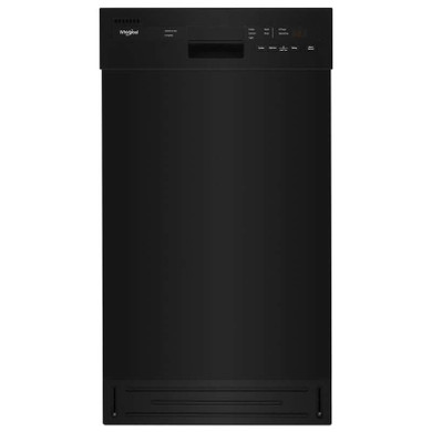 Whirlpool® Small-Space Compact Dishwasher with Stainless Steel Tub WDPS5118PB