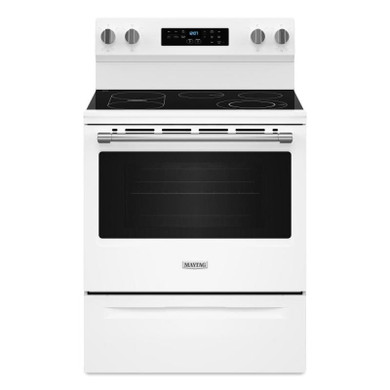 Maytag® 30-Inch Convection Electric Range With No Preheat Air Fry and Air Baking - 5.3 Cu. Ft. YMFES6030RW