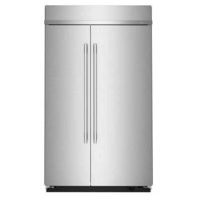 Kitchenaid® 30 Cu. Ft. 48" Built-In Side-by-Side Refrigerator with Platinum Interior KBSN748SPS