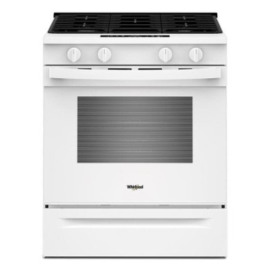 Whirlpool® 30-inch Gas Smart Range with No Preheat Mode and Steam Clean WSGS3330TW