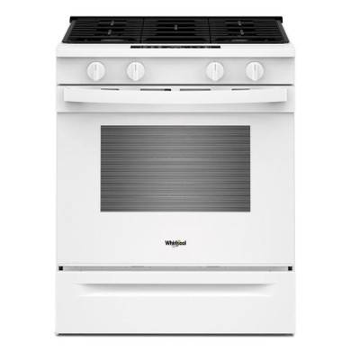 Whirlpool® 30-inch Gas Smart Range with Air Cooking Technology and Steam Clean WSGS4530TW