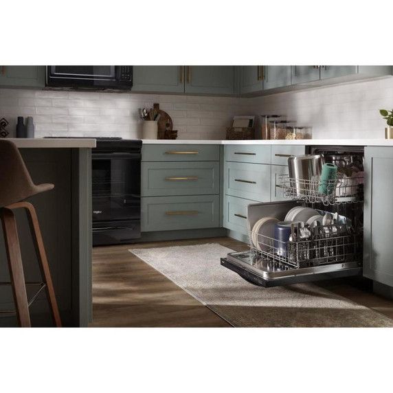 Whirlpool® 24” Dishwasher with AI Intelligent Wash and Tall Top Rack WDT740SALB