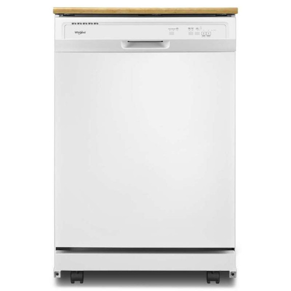 Whirlpool® Heavy-Duty Dishwasher with 1-Hour Wash Cycle WDP370PAHW