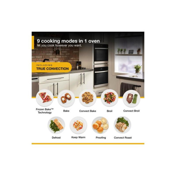 Whirlpool® 5.8 Cu. Ft. 24 Inch Double Wall Oven with Convection WOD52ES4MZ