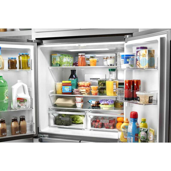 Whirlpool® 36-inch Wide Counter Depth 4 Door Refrigerator - 19.4 cu. ft. WRQA59CNKZ