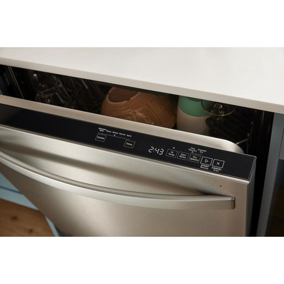 Whirlpool® 44 dBA Dishwasher Flush with Cabinets with 3rd Rack WDT550SAPB