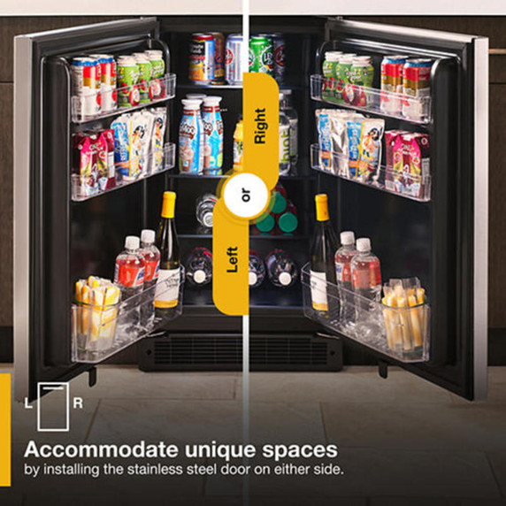 Whirlpool® 24-inch Wide Undercounter Refrigerator - 5.1 cu. ft. WUR50X24HZ