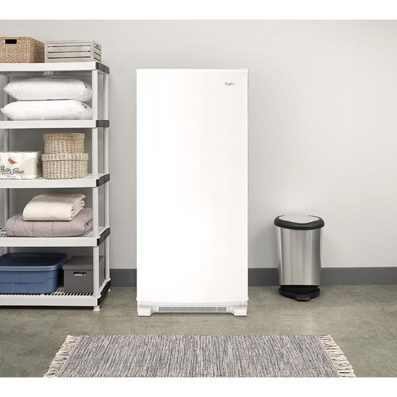 Whirlpool® 18 cu. ft. Upright Freezer with Adjustable Wire Shelves WZF34X18DW