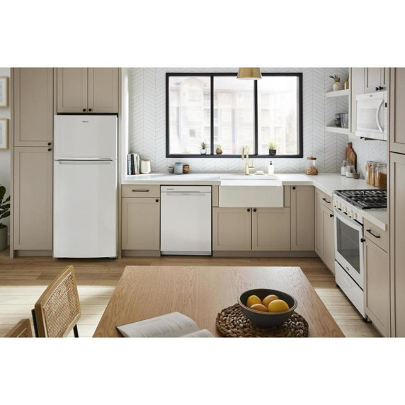 Whirlpool® 28-inch Wide Top-Freezer Refrigerator - 16.6 Cu. Ft. WRTX5328PW