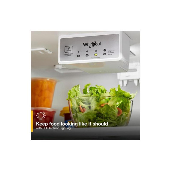 Whirlpool® 28-inch Wide Top-Freezer Refrigerator - 16.6 Cu. Ft. WRTX5328PW