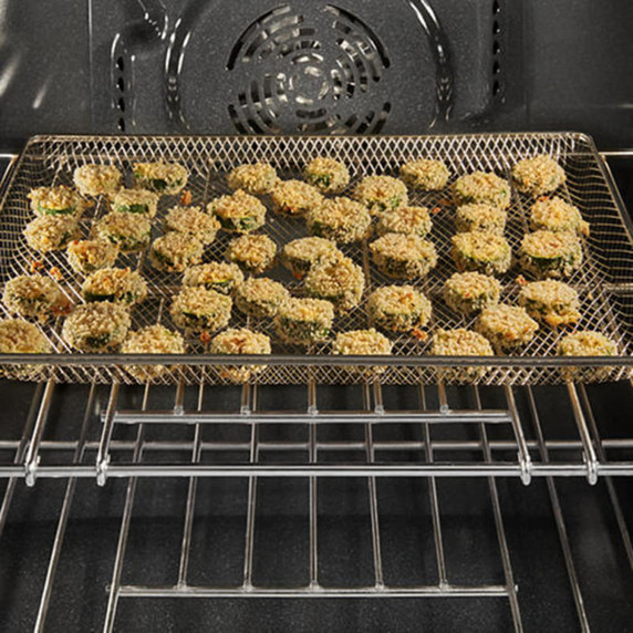 Maytag® 27-inch Single Wall Oven with Air Fry and Basket - 4.3 cu. ft. MOES6027LZ
