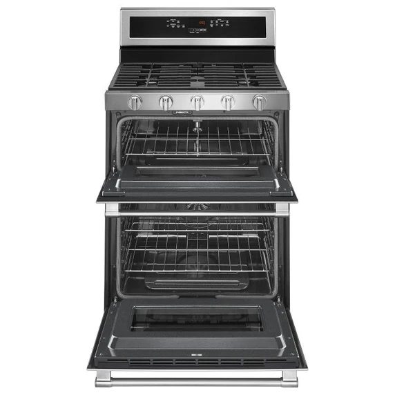 Maytag® 30-INCH WIDE DOUBLE OVEN GAS RANGE WITH TRUE CONVECTION - 6.0 CU. FT. MGT8800FZ
