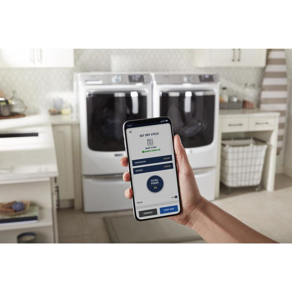 Maytag® Front Load Gas Dryer with Extra Power and Advanced Moisture Sensing with industry-exclusive extra moisture sensor - 7.3 cu. ft. MGD8630HW