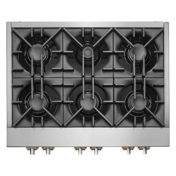 Jennair® 36" RISE™ Gas Professional-Style Rangetop JGCP436HL