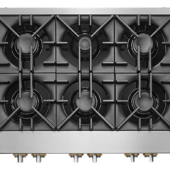 Jennair® 36" RISE™ Gas Professional-Style Rangetop JGCP436HL