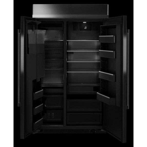 Jennair® RISE™ 48" Built-In Side-By-Side Refrigerator with External Ice and Water Dispenser JBSS48E22L