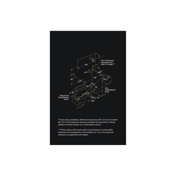 Jennair® 48" RISE™ Dual-Fuel Professional-Style Range with Chrome-Infused Griddle JDRP548HL