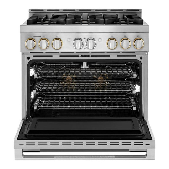 Jennair® 36" RISE™ Gas Professional-Style Range JGRP436HL