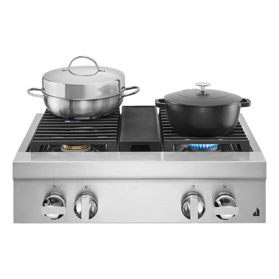 Jennair® 30" NOIR™ Gas Professional-Style Rangetop JGCP430HM