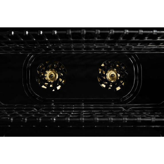 Jennair® 36" RISE™ Dual-Fuel Professional-Style Range with Chrome-Infused Griddle JDRP536HL