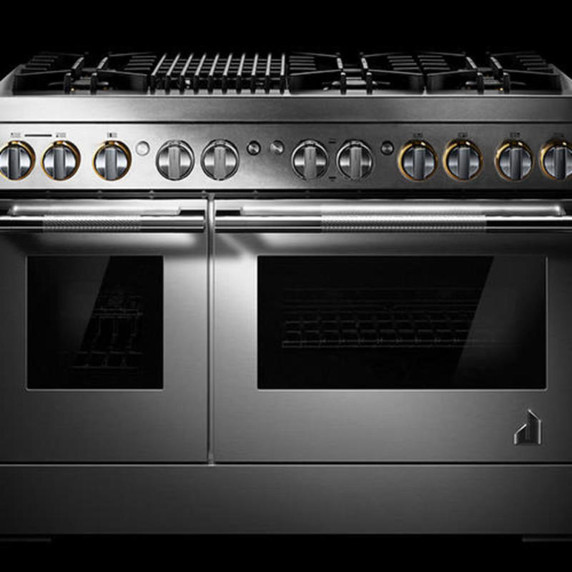 Jennair® RISE™ 48" Dual-Fuel Professional Range with Gas Grill JDRP648HL
