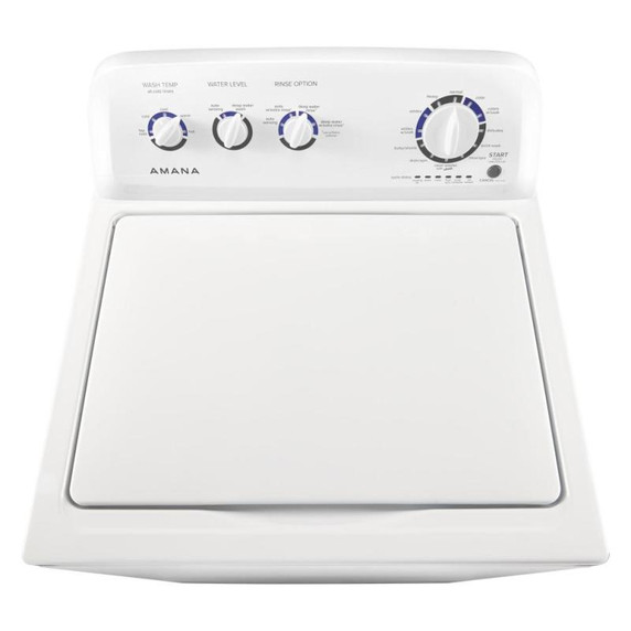 Amana® 4.4 cu. ft. Top-Load Washer with High Efficiency Agitator NTW4519JW