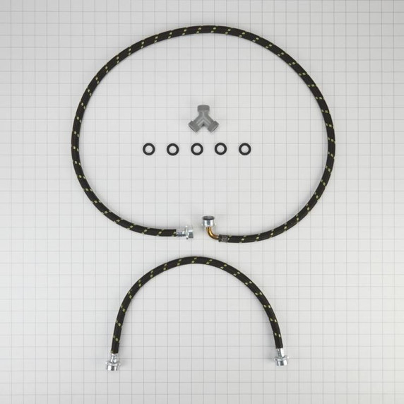 Hose Kit for Steam Dryer - (1) 2' hose, (1) 5' hose W10623830