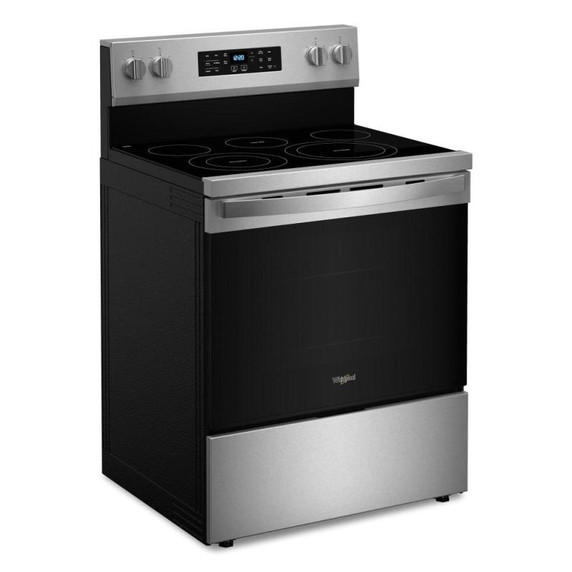 Whirlpool® 30-inch Energy Star Electric Range with Air Cooking Technology, No Preheat Air Fry and Air Baking and Self Clean YWFES5030RZ