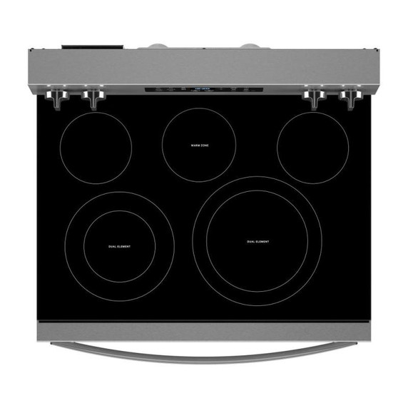 Whirlpool® 30-inch Energy Star Electric Range with Air Cooking Technology, No Preheat Air Fry and Air Baking and Self Clean YWFES5030RZ