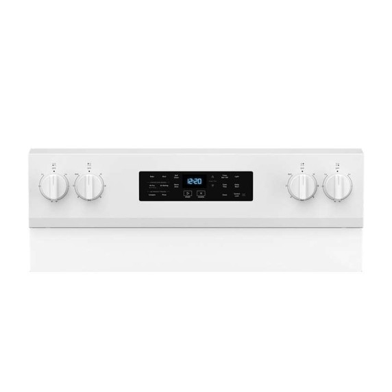 Whirlpool® 30-inch Energy Star Electric Range with Air Cooking Technology, No Preheat Air Fry and Air Baking and Self Clean YWFES5030RW