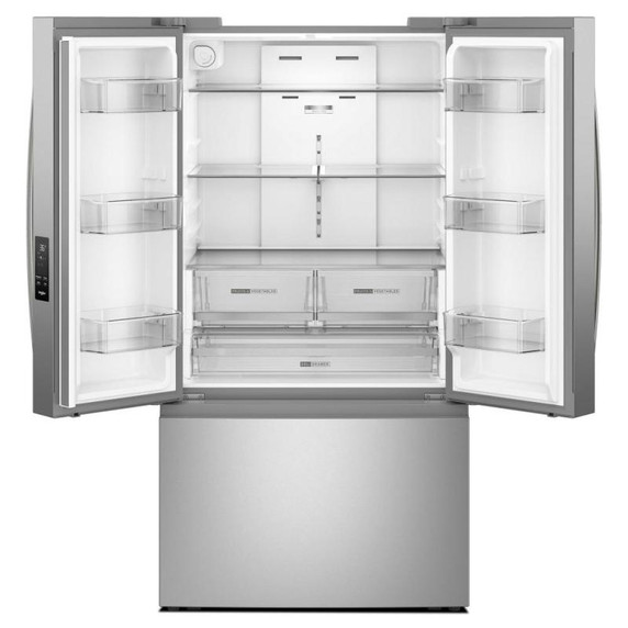 Whirlpool® 36-Inch French Door Refrigerator with Interior Water Dispenser - 31 cu. ft. WRFF3336SZ