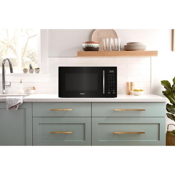 Whirlpool® 1.0 cu. ft. Black All-In-One Multifunctional Countertop Microwave With Air Fry - 900 watt WMCS5522RB