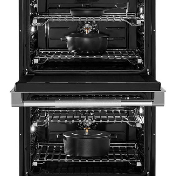 Jennair® RISE™ Double Wall Oven with MultiMode® True Convection with Smooth Glide Flat-Tine Racks JOEDC530RL