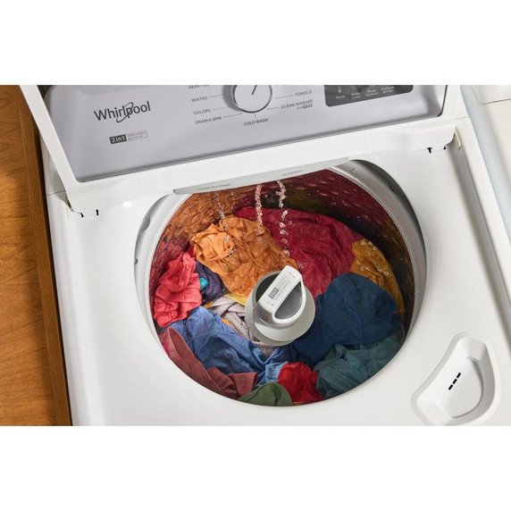 4.8 - 4.9 Cu. Ft. I.E.C. Whirlpool® Top Load Washer with 2-in-1 Removable Agitator. WTW4107SW