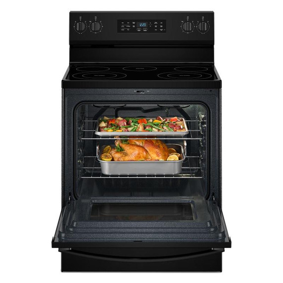 Whirlpool® 30-inch Electric Range with Air Cooking Technology YWFES4530SB