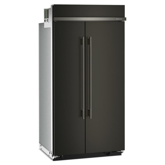 Kitchenaid® 25.5 Cu. Ft. 42" Built-In Side-by-Side Refrigerator with Platinum Interior KBSN742SBE