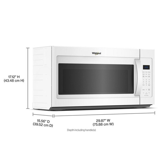 Whirlpool® 1.9 cu ft. Over the Range Microwave with Sensor Cooking Technology - 900 Watts YWMMS3230SW