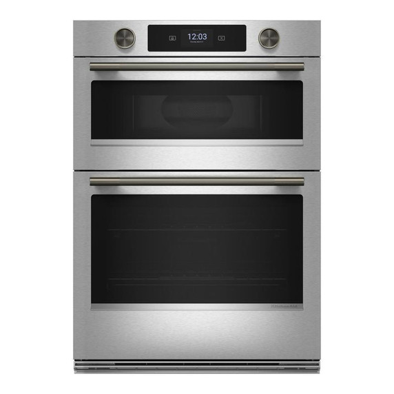 Kitchenaid® 30-inch Smart Electric Combo Wall Oven with Assisted Cooking Modes - PrintShield™ Finish KOEC730SPS