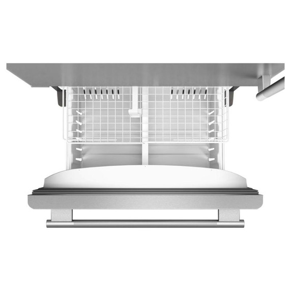 Kitchenaid® 22 Cu. Ft. 33-Inch Standard-Depth Bottom Mount Refrigerator with Left Door Swing KRBL133SPS