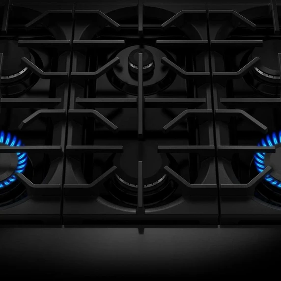 Kitchenaid® 48-Inch 6 Burner Commercial-Style Dual Fuel Range with Griddle KFDD948SAG
