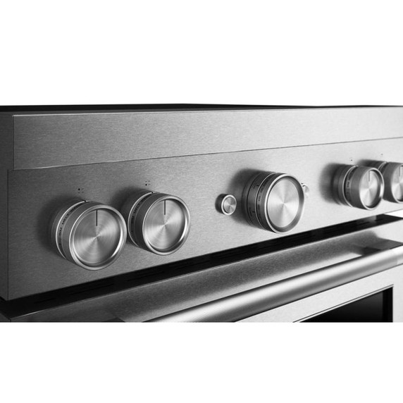 Kitchenaid® 30-Inch 4-Element Induction Freestanding Commercial-Style Range with Air Fry KFIS930SSS