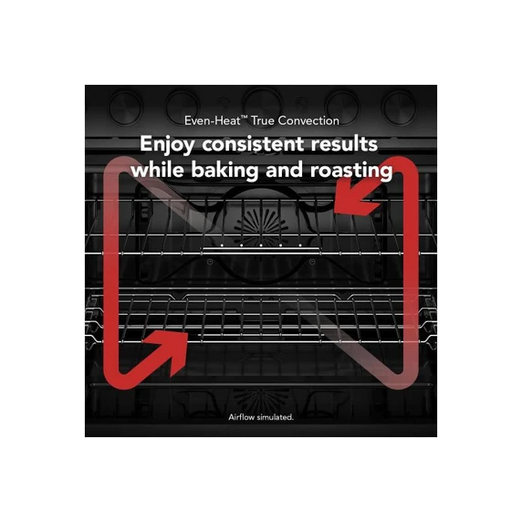 KitchenAid® 36-Inch 6-Element Induction Freestanding Commercial-Style Range with Air Fry KFIS936SSS