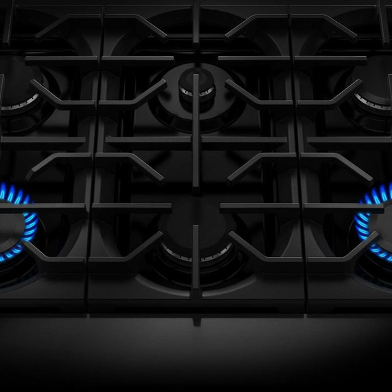 Kitchenaid® 48-Inch 6 Burner Commercial-Style Dual Fuel Range with Griddle KFDD948SJP